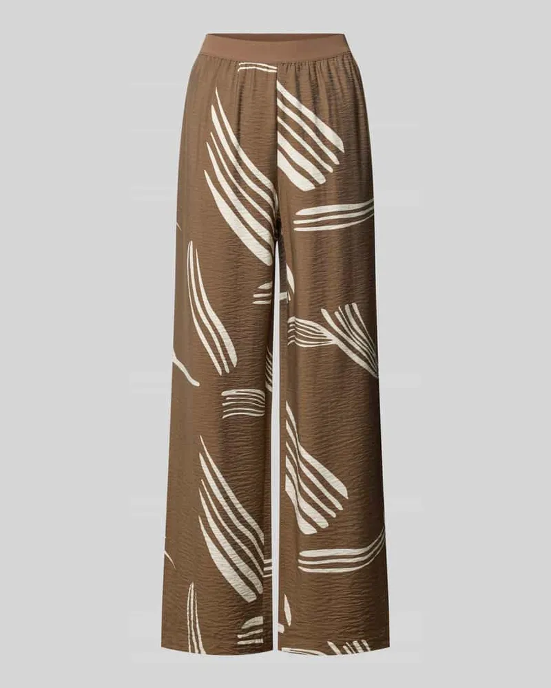 someday. Stoffhose aus Viskose-Mix Modell 'Cevil leaf Hazel
