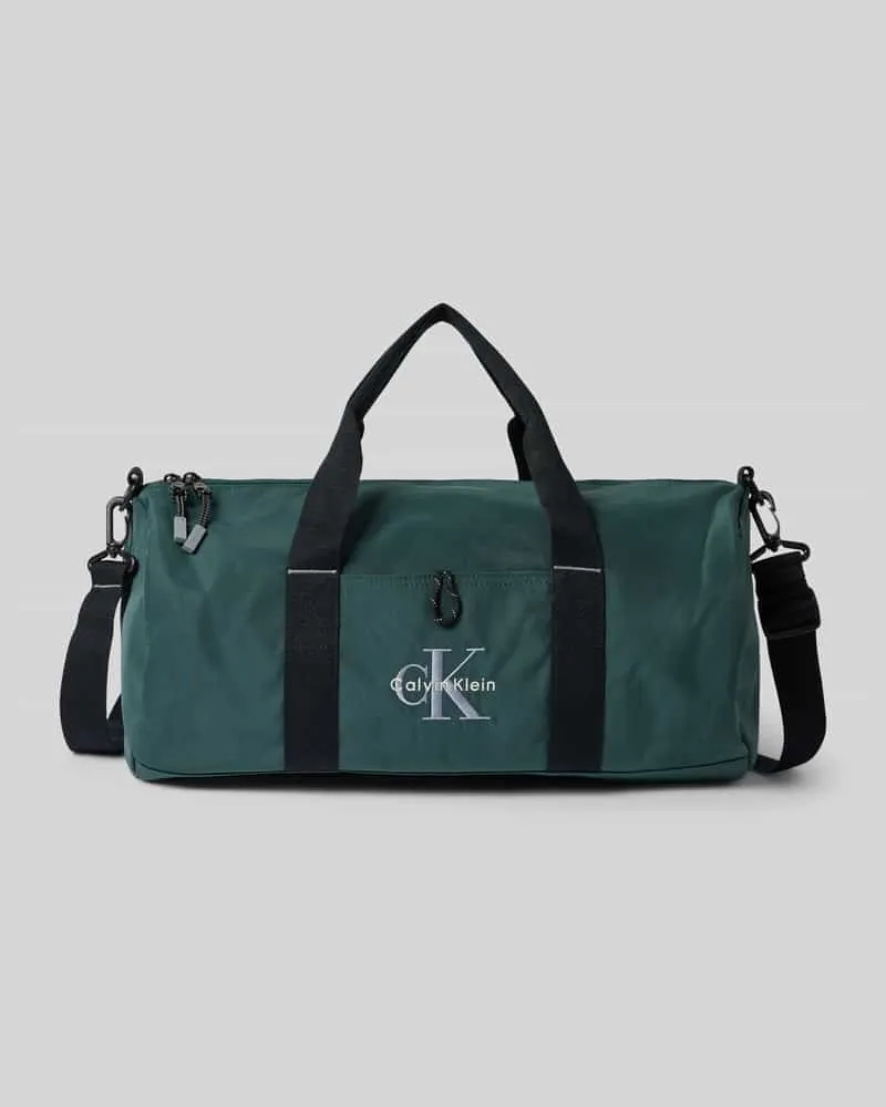 Calvin Klein Weekender mit Label-Stitching Petrol