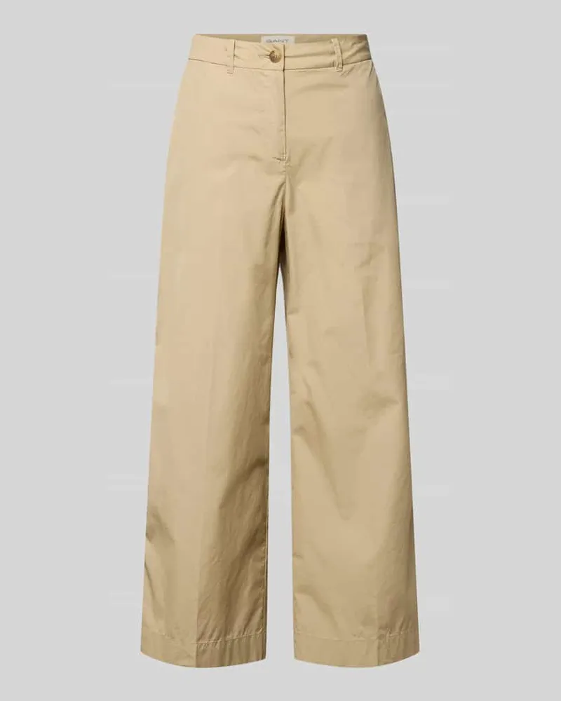 Gant Hose in verkürzter Passform mit Eingrifftaschen Camel