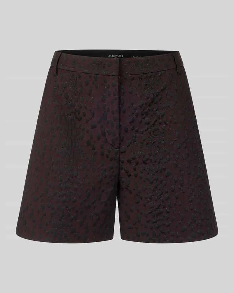 Marc Cain Bermuda aus Viskose-Mix Bordeaux