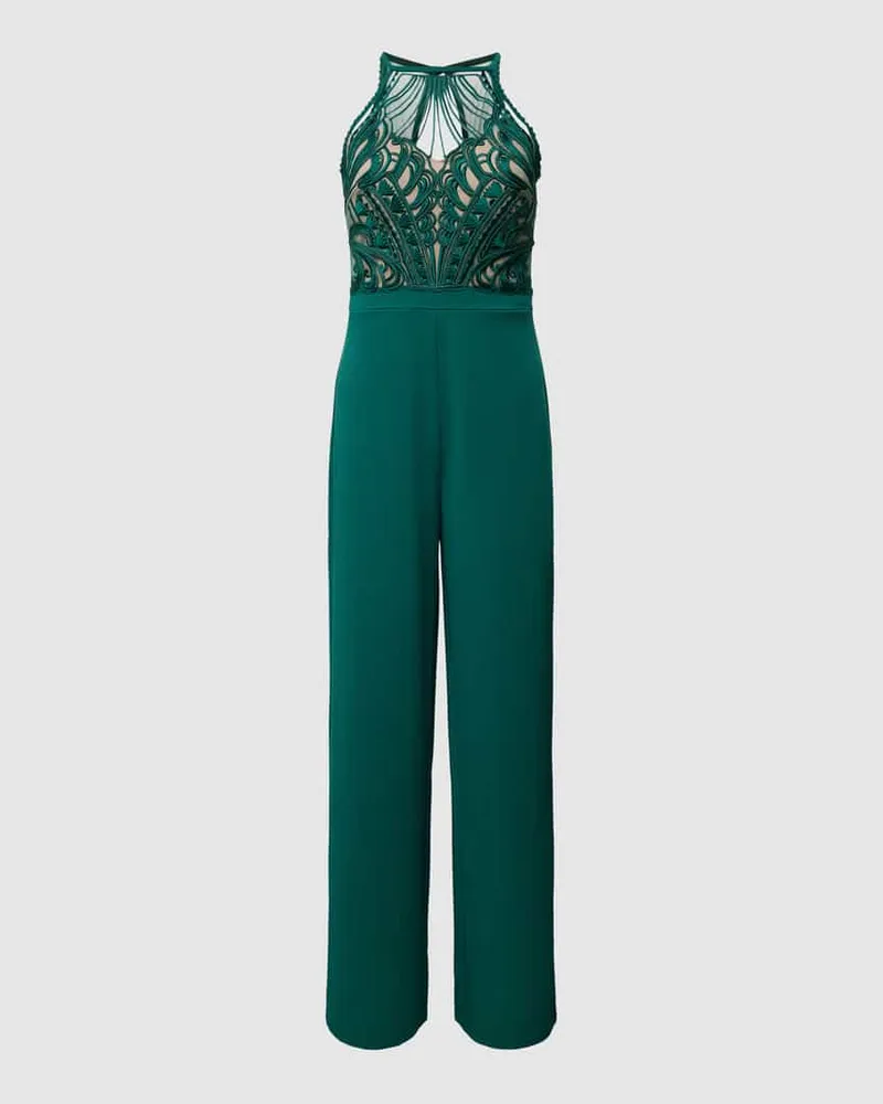 Lipsy  Jumpsuit mit amerikanischem Ausschnitt Dunkelgruen