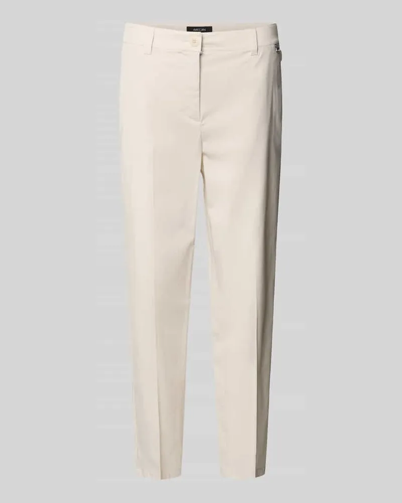 Marc Cain Hose mit Bügelfalten und Eingrifftaschen Sand
