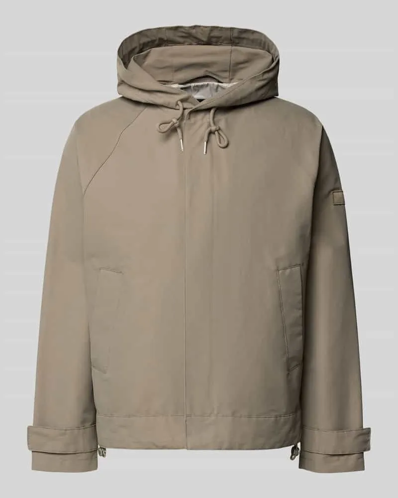 Marc O'Polo Regular Fit Blouson aus Baumwoll-Mix Oliv