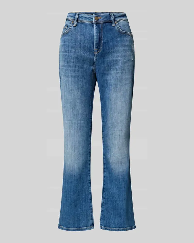RAFFAELLO ROSSI  Flared Jeans im 5-Pocket-Design Hellblau
