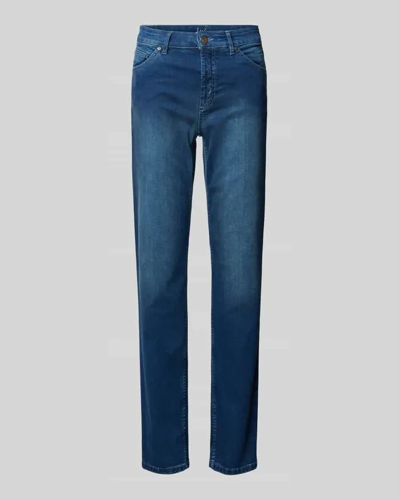 TONI Regular Fit Jeans im 5-Pocket-Design Modell 'LIV Jeansblau
