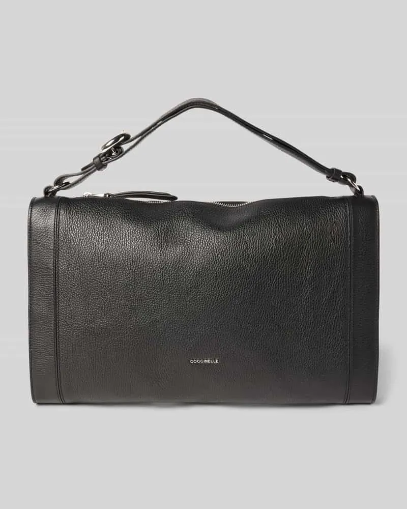 Coccinelle Shoulder Bag mit Logo-Applikation Modell 'Elinor Black