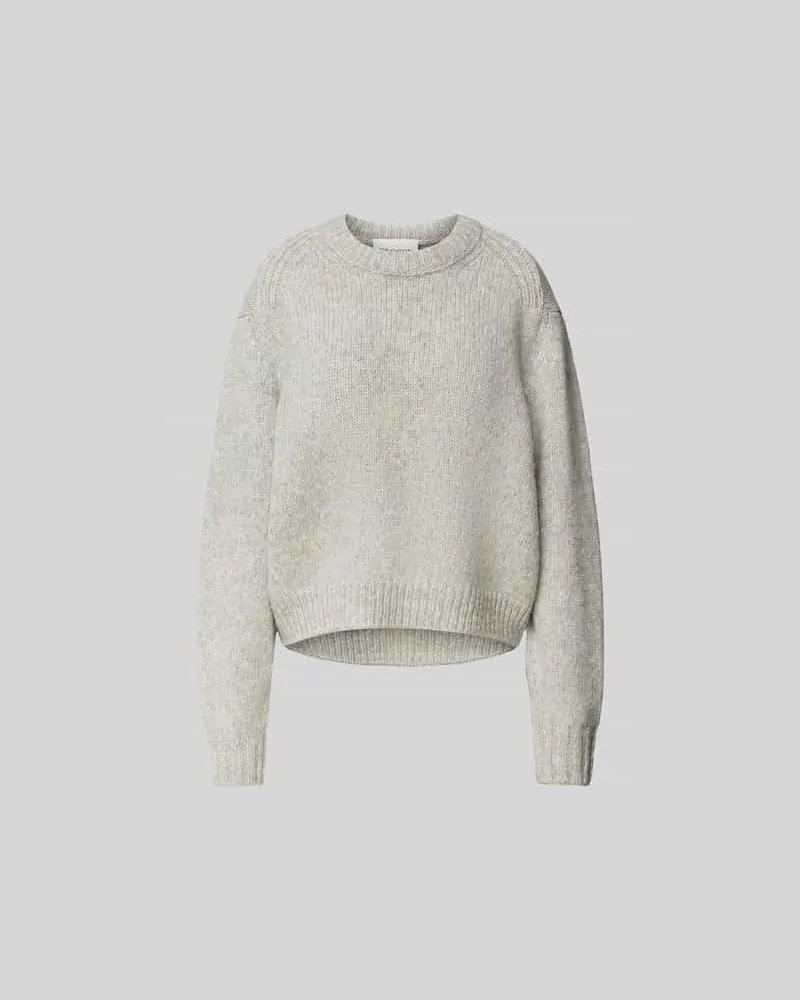 Closed Pullover mit gerippten Abschlüssen Hellgrau