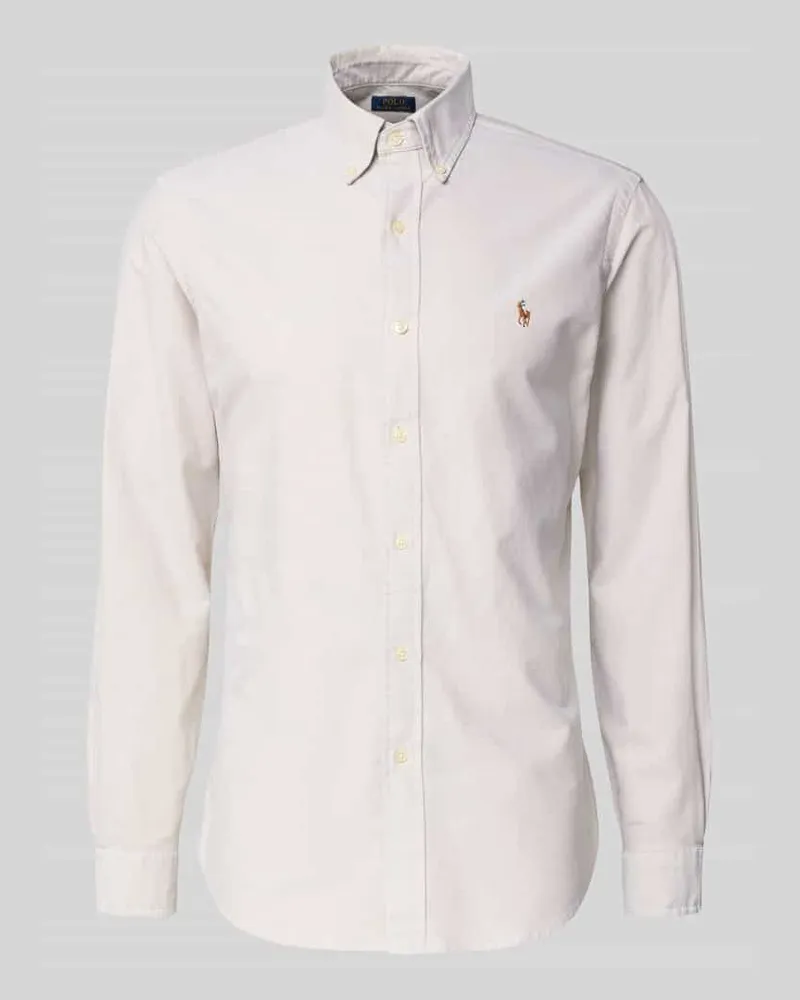 Ralph Lauren Regular Fit Freizeithemd aus reiner Baumwolle Beige