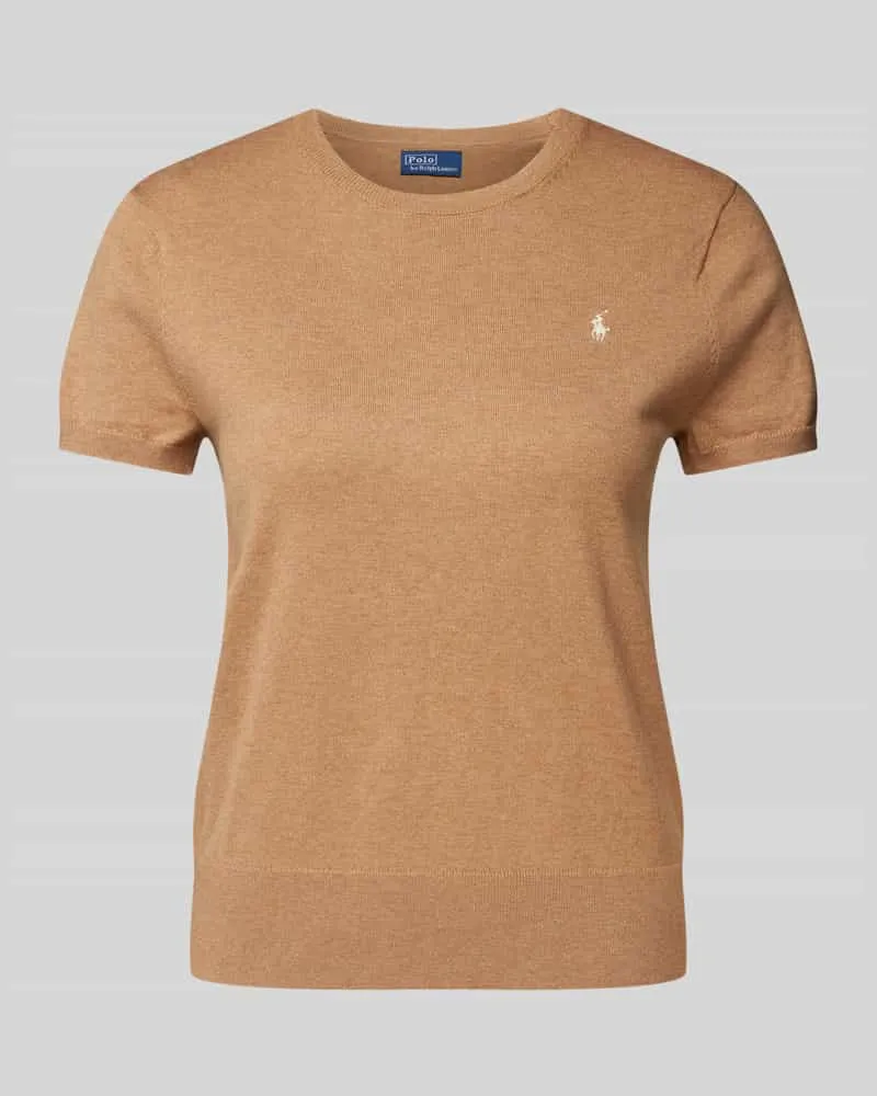 Ralph Lauren Strickshirt mit Logo-Stitching Camel