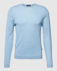 Maerz Pullover mit regulärem Schnitt und einfarbigem Design Bleu