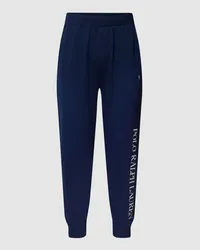 Ralph Lauren Sweatpants mit Label-Print Modell 'LOOPBACK Dunkelblau