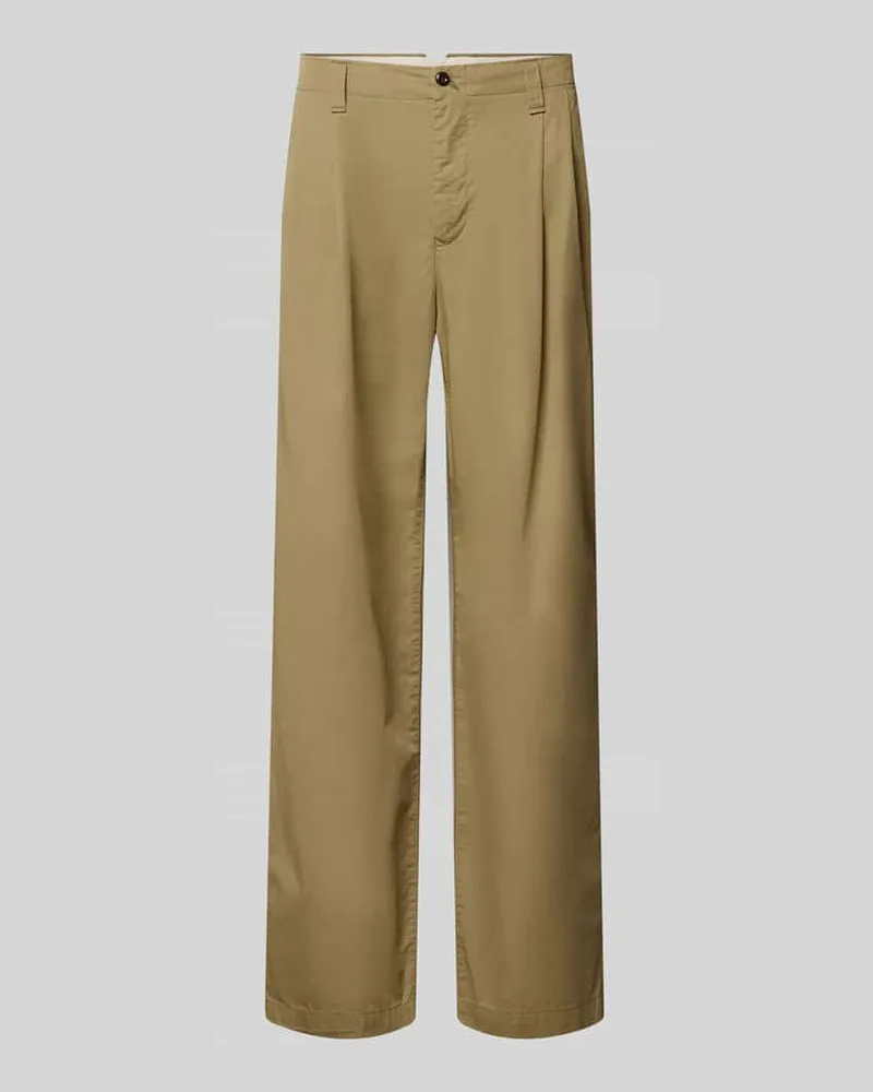 Tommy Hilfiger Loose Fit Hose mit Bundfalten Kitt