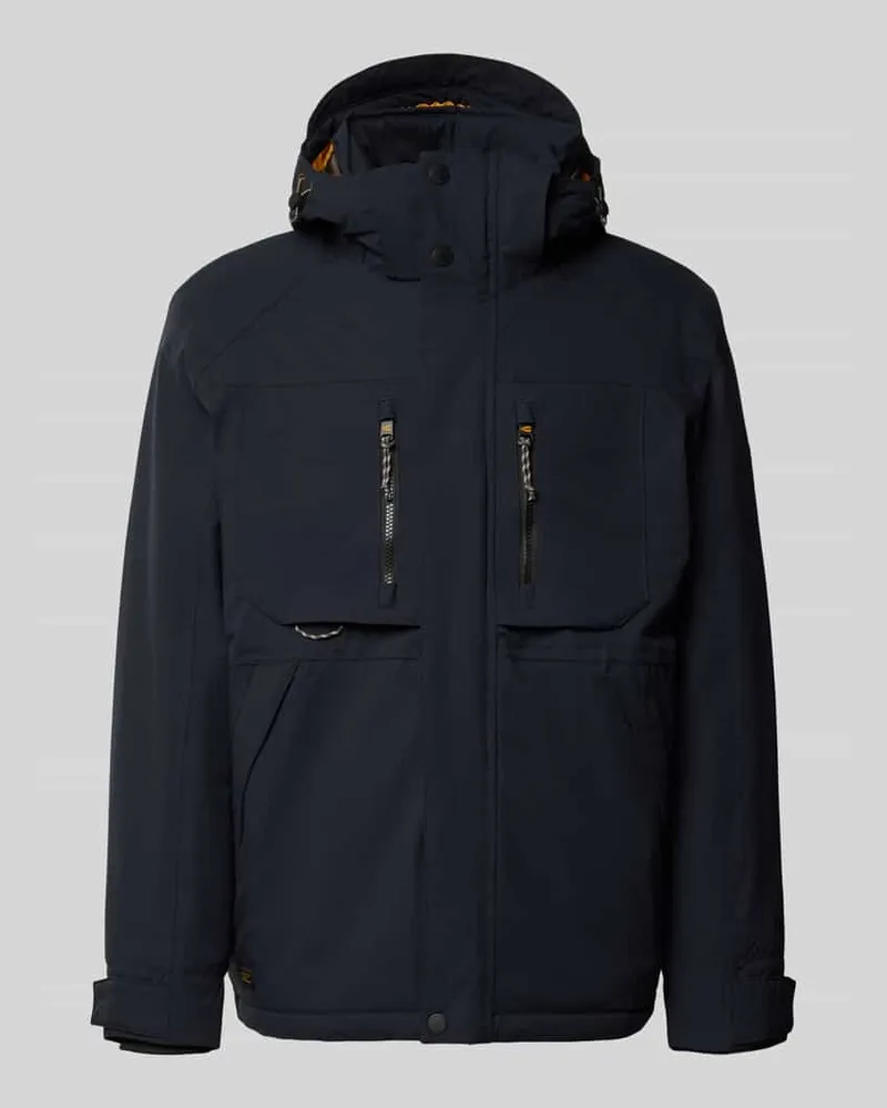 Camel Active Jacke mit Reißverschlusstaschen Modell 'TEXXXACTIVE Marine