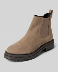 Geox Chelsea Boots mit elastischen Einsätzen Modell 'IRIDEA Taupe