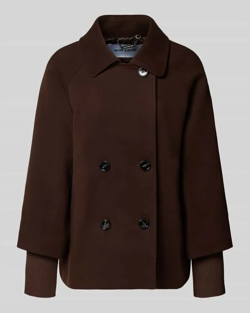 More & More Jacke mit Viskose-Anteil Dunkelbraun