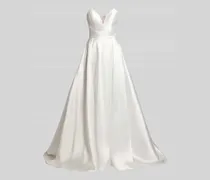 Regular Fit Brautkleid mit Zierknopfleiste