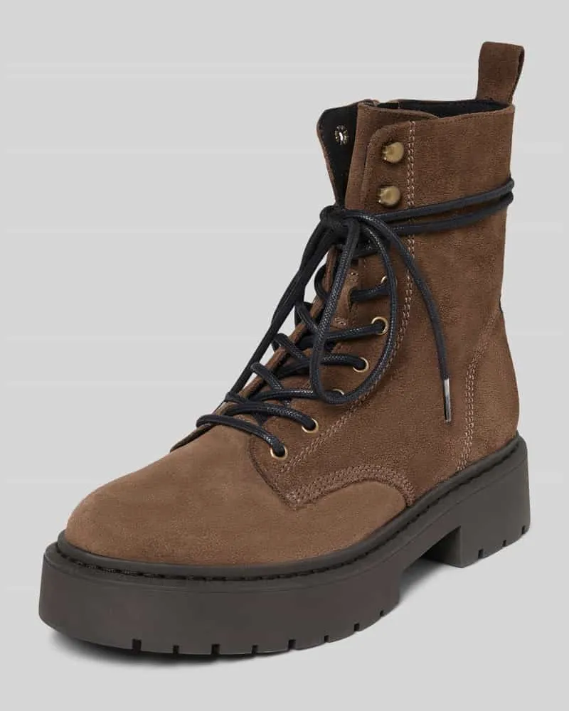 Steve Madden Schnürstiefel mit Logo-Applikation Modell 'Gusto Black
