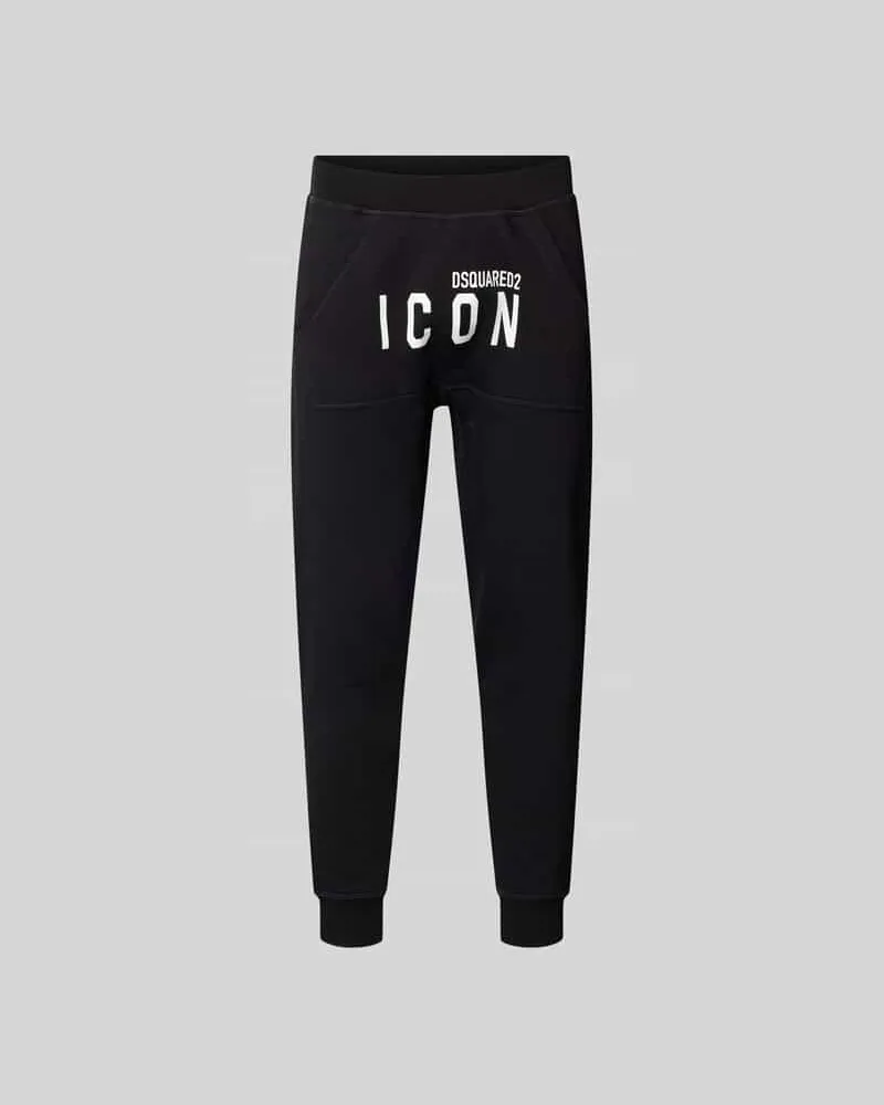 Dsquared2 Sweatpants mit Label-Print Black