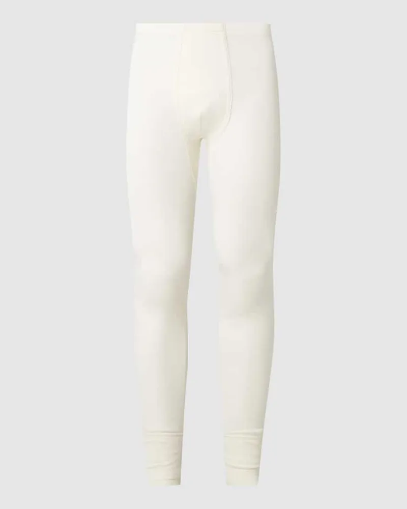 Hanro Long Johns aus Merinowoll-Seide-Mix Ecru