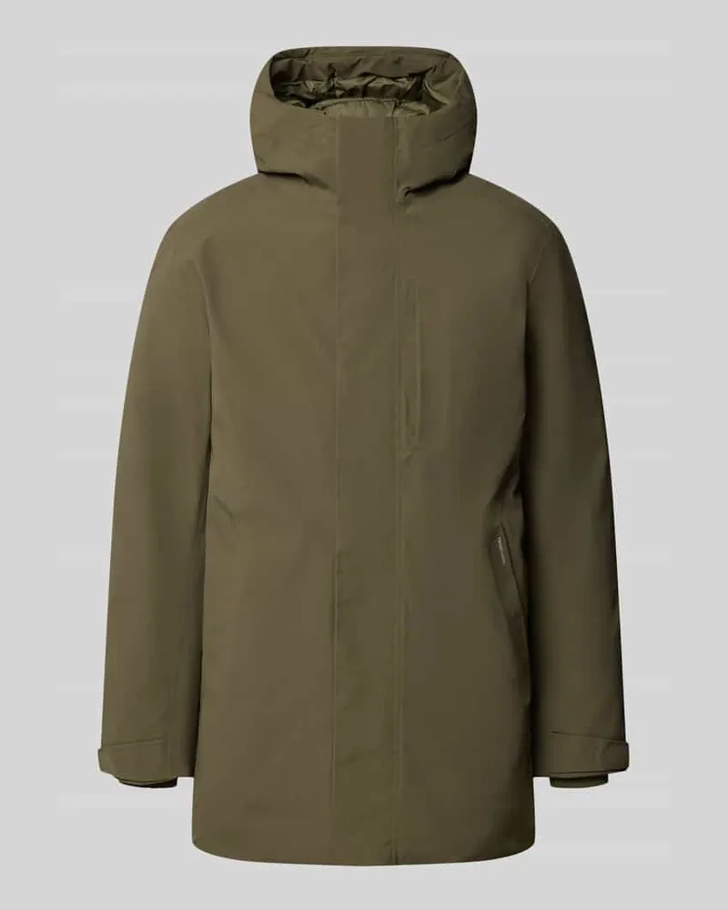 Jack & Jones Regular Fit Mantel mit Kapuze Modell 'KEEN Dunkelgruen