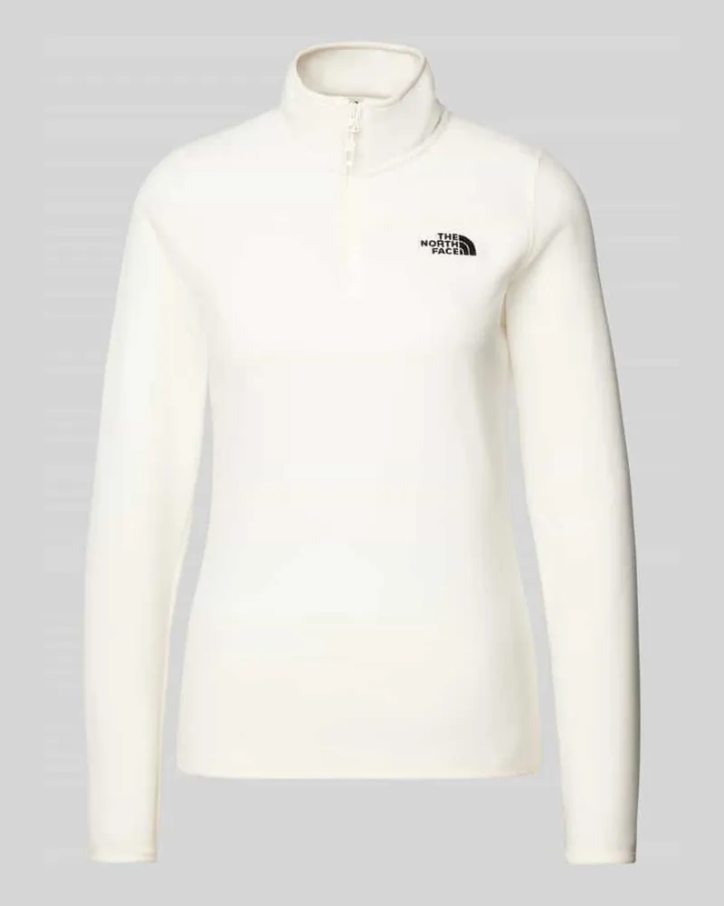 The North Face Sweatshirt mit Stehkragen Modell "Glacier Offwhite