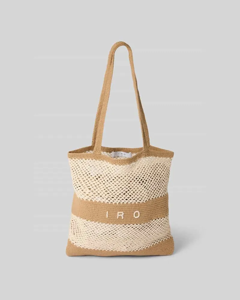 IRO Shopper aus reiner Baumwolle Beige