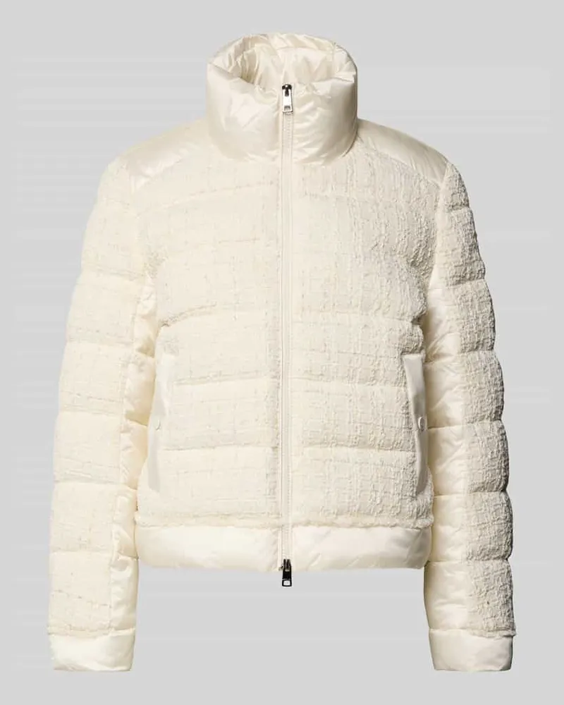Marc Cain Steppjacke mit Stehkragen Offwhite