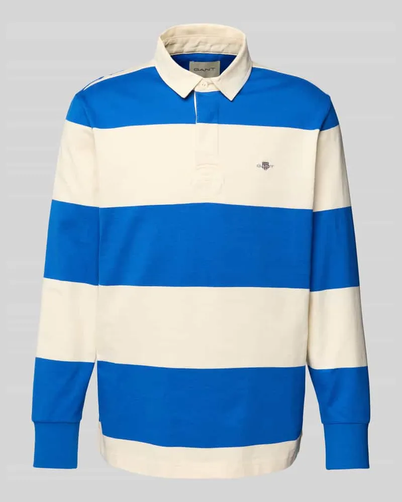 Gant Sweatshirt mit Polokragen Modell 'RUGGER Royal