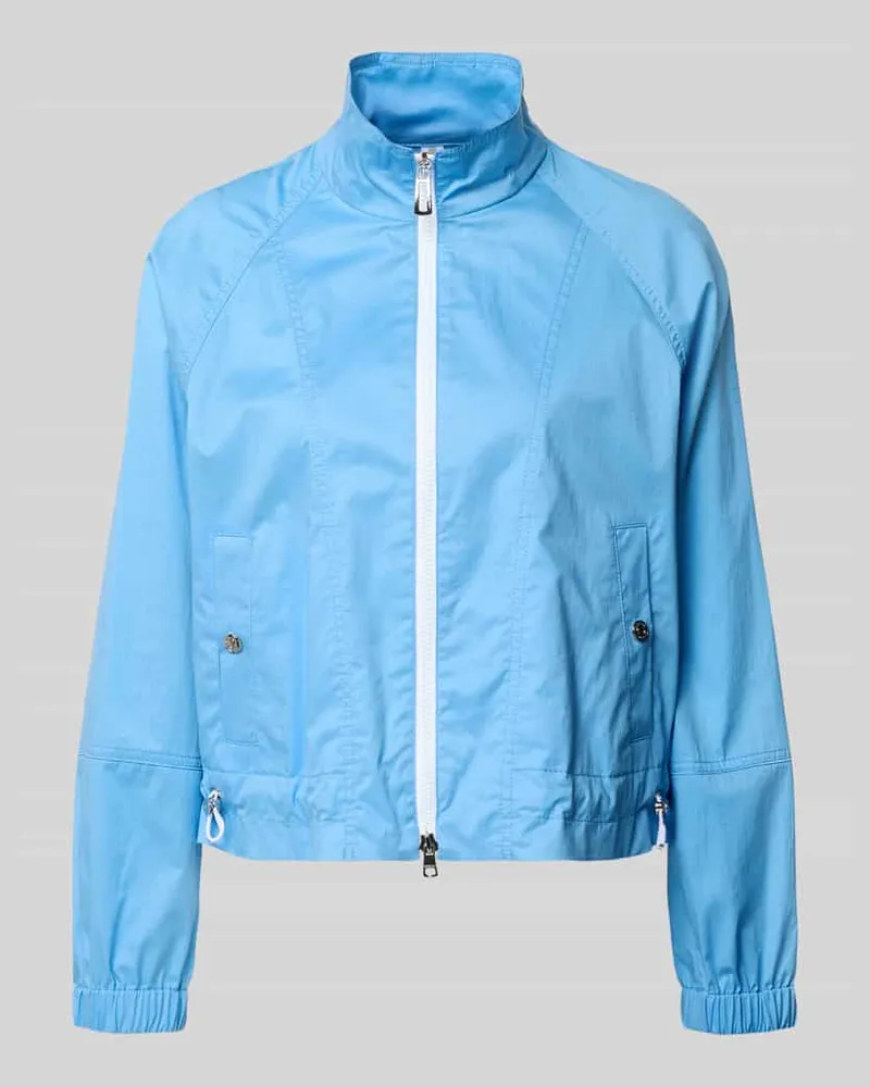 Marc Cain Regular Fit Jacke mit Stehkragen Sky