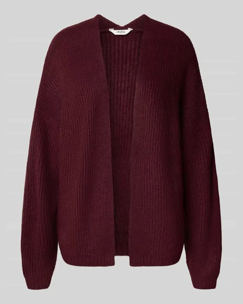 mbyM Cardigan mit gerippten Abschlüssen Lavender