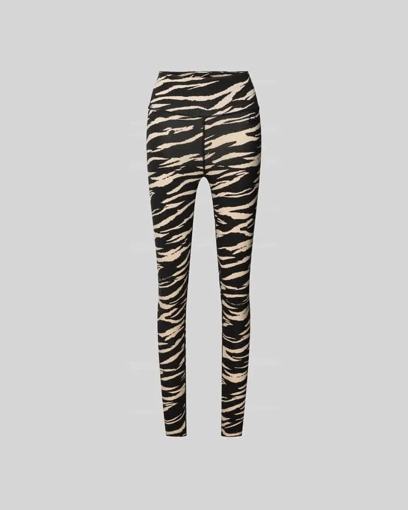 Lala Berlin Slim Fit Leggins aus Viskose-Mix Weiss
