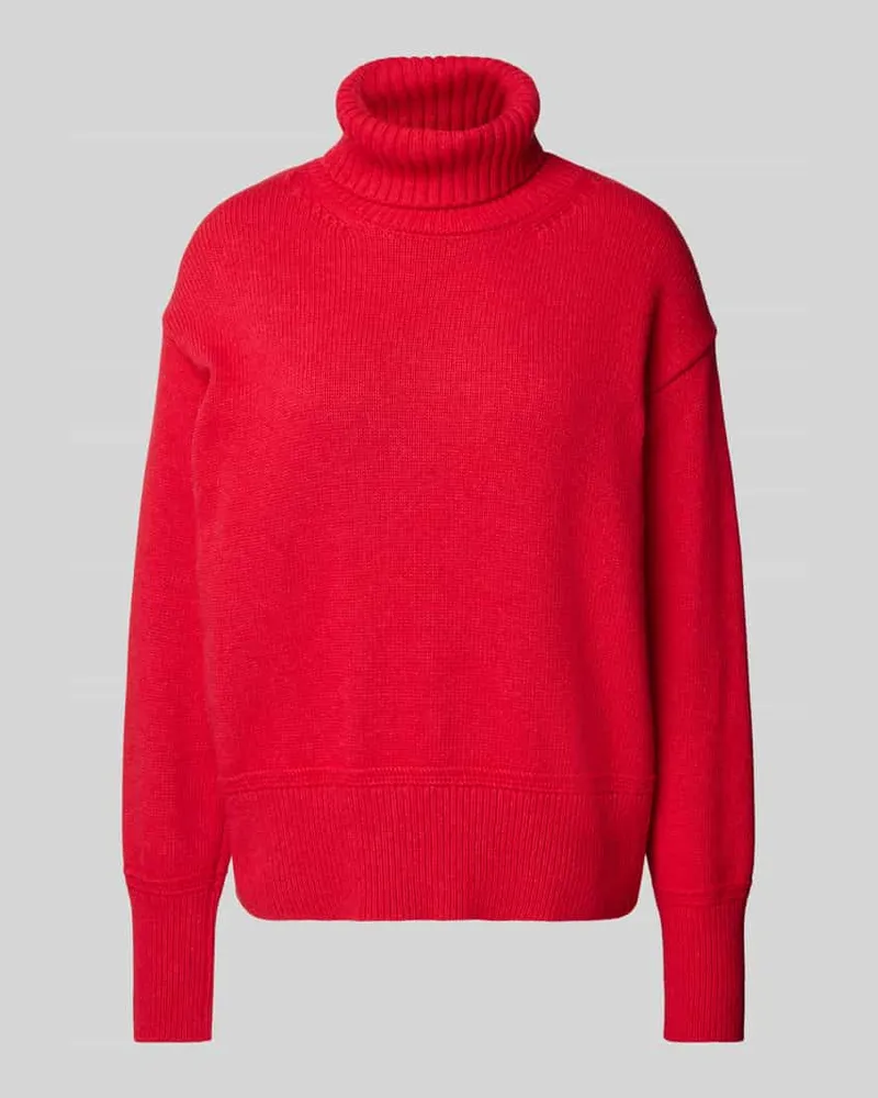 JOOP! Loose Fit Strickpullover mit Kaschmir-Anteil Rot