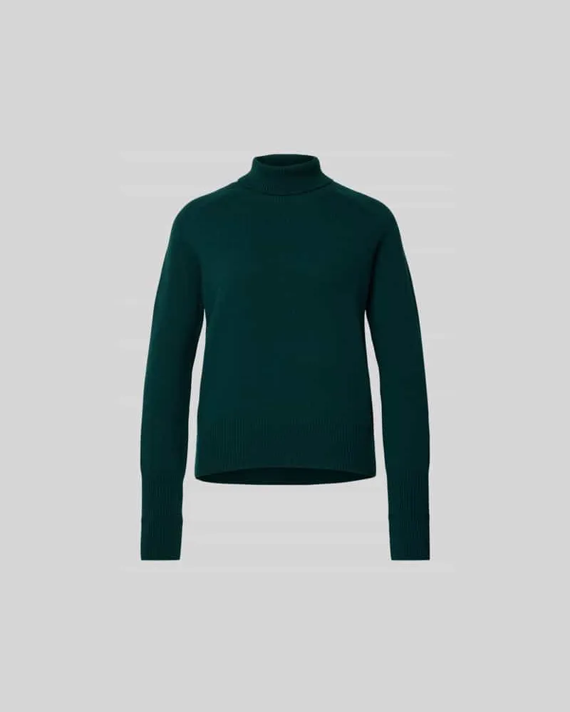 Victoria Beckham Pullover mit gerippten Abschlüssen Dunkelgruen