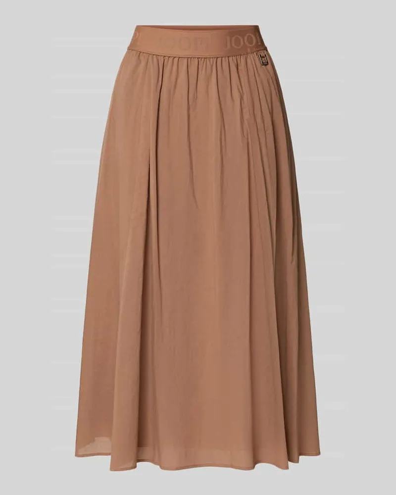 JOOP! Midirock mit elastischem Logo-Bund Hazel