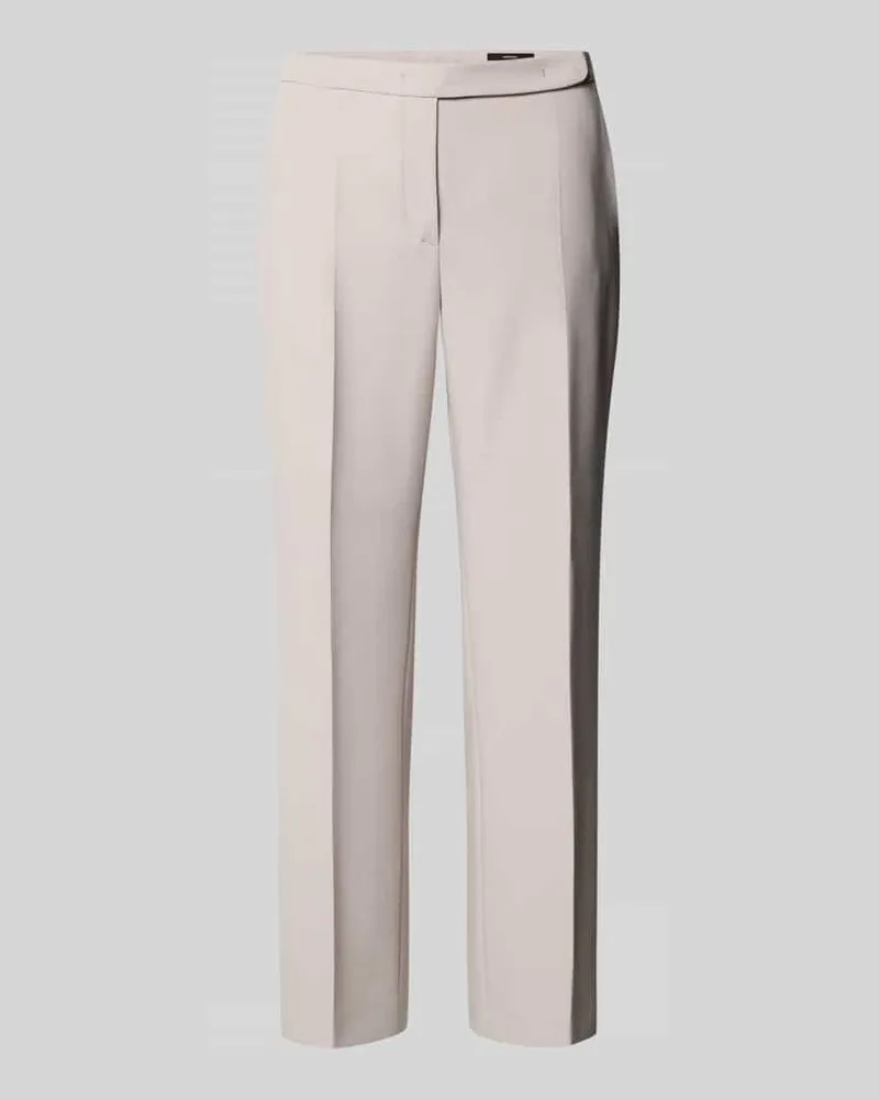 windsor. Slim Fit Anzughose mit Bügelfalten Stein