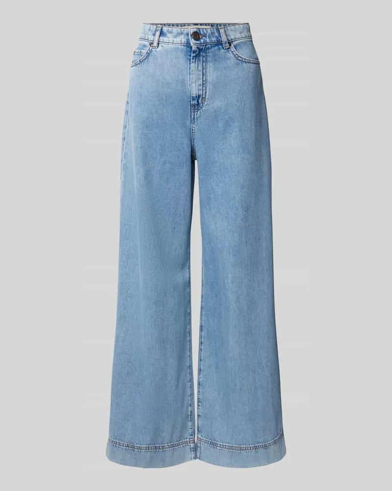 Max Mara Jeans mit 5-Pocket-Design Modell 'VEGA Hellblau