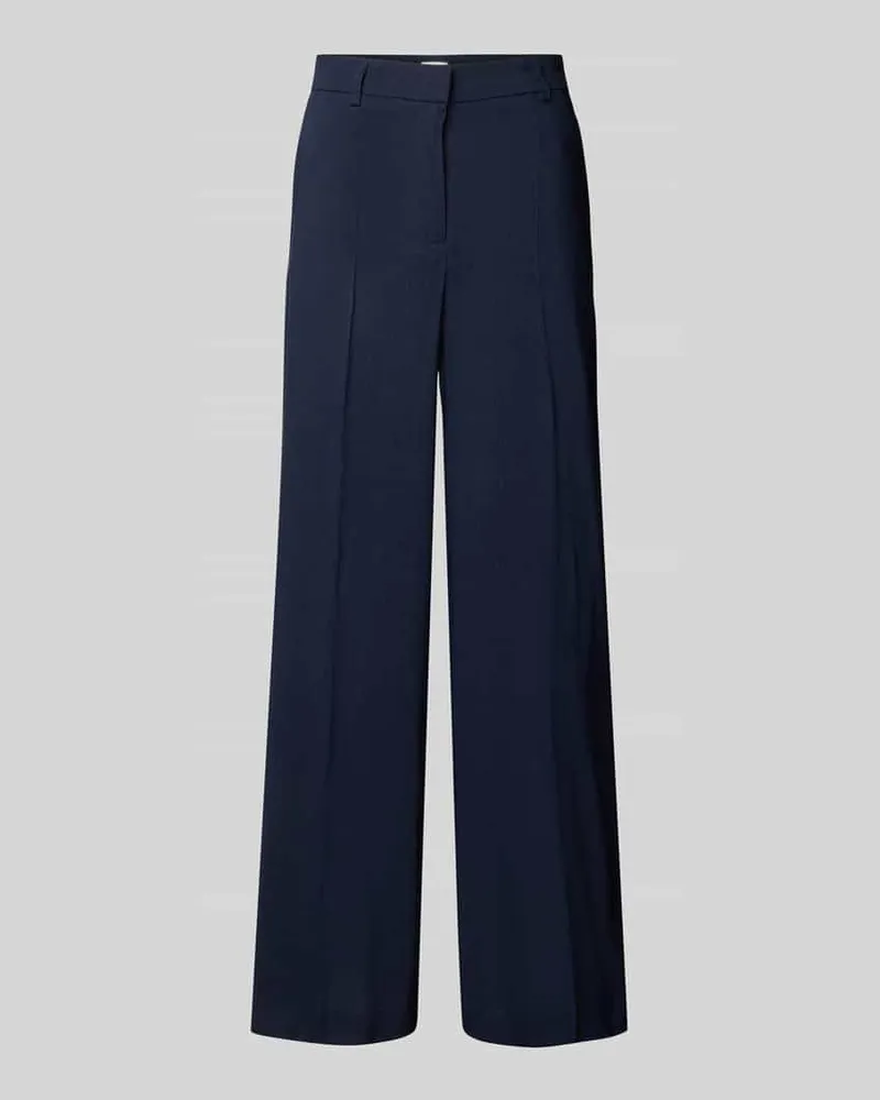 SEDUCTIVE  Leinenhose mit Bügelfalten Modell 'SHILOH Marine