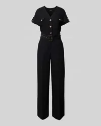 Guess Jumpsuit mit Gürtel Modell 'DIANE Black