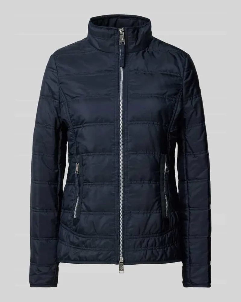 Fuchs Schmitt Steppjacke mit Reißverschlusstaschen Marine