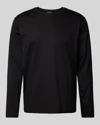 Roy Robson Longsleeve mit Rundhalsausschnitt Black