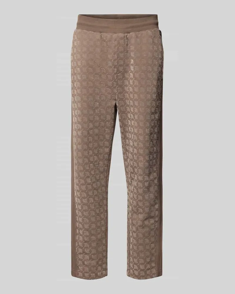 JOOP! Sweatpants mit elastischem Bund und Label-Detail Modell 'Tamas Beige