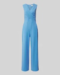 Vera Mont Jumpsuit in Wickel-Optik Marine