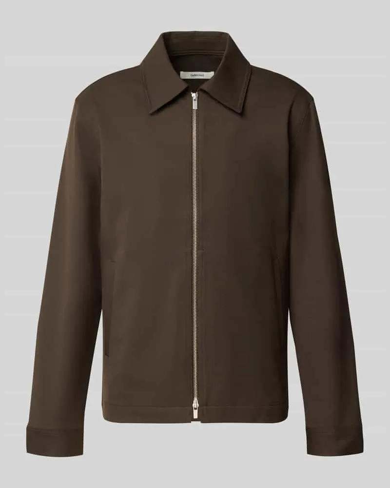 Selected Regular Fit Blouson mit Viskose-Anteil Modell 'REGULAR Dunkelbraun