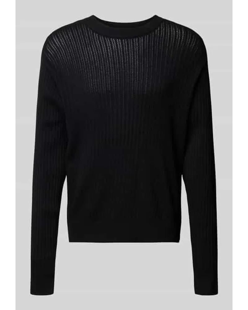 Won Hundred Pullover in Strick-Optik Black