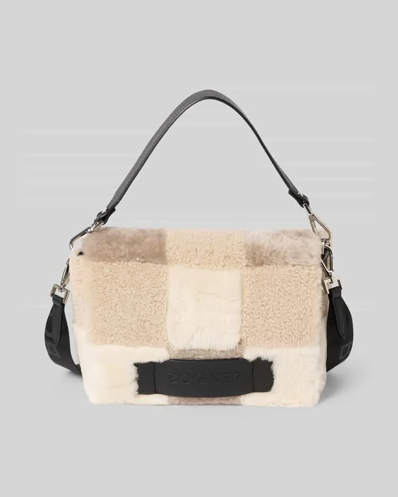Bogner Shoulder Bag mit Logo-Prägung Modell 'Hochalp Sand