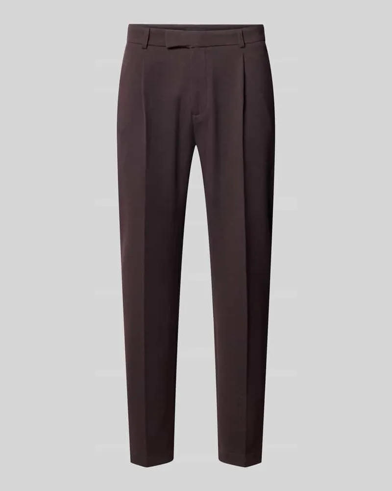 cinque Straight Fit Hose mit Viskose-Mix Modell 'Salto Bordeaux