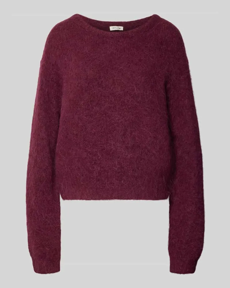 American Vintage Regular Fit Pullover aus Alpaka-Mix Modell 'NIBY Bordeaux