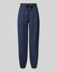 HUGO BOSS Tapered Fit Sweatpants mit Label-Detail Modell 'Ebrandi Marine