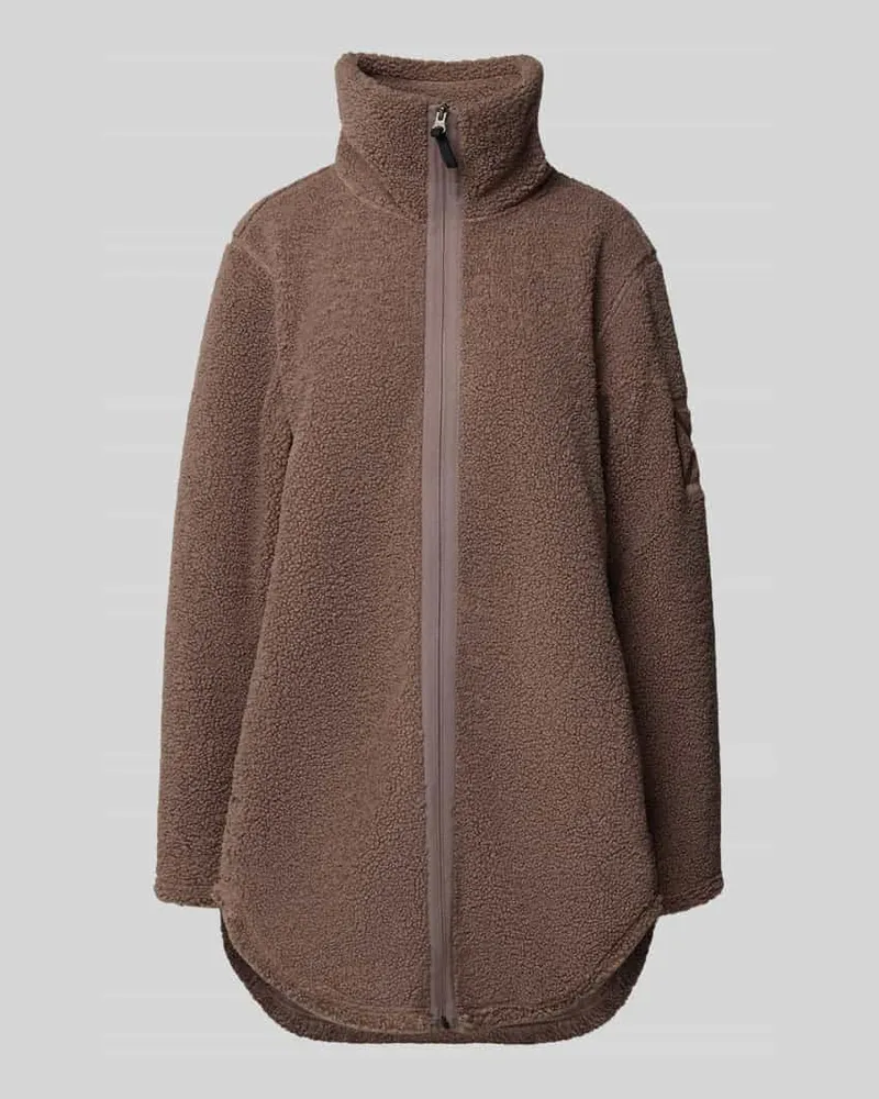 Didriksons 1913 Loose Fit Jacke aus Teddyfell Modell 'Umi Taupe