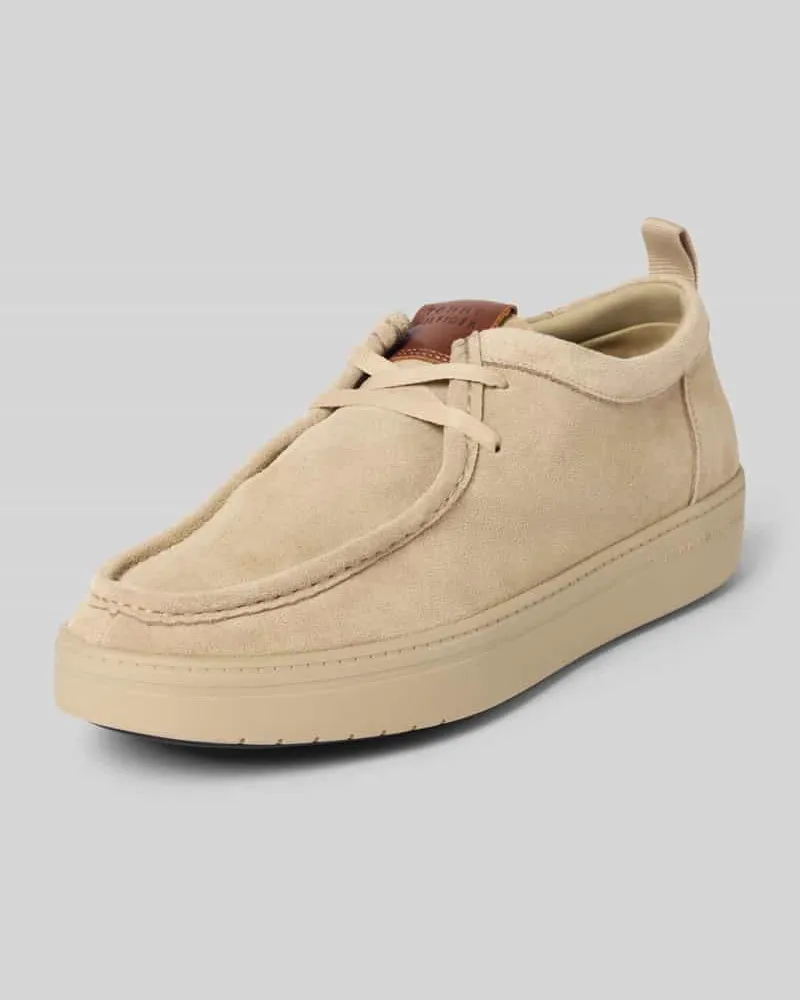 Tommy Hilfiger Loafer aus echtem Velours-Leder Beige